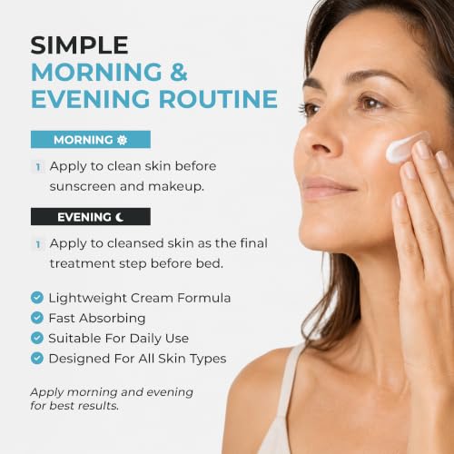 Stemuderm Face & Eye Cream - Anti Aging Skincare - Daily Moisturizer for Fine Lines