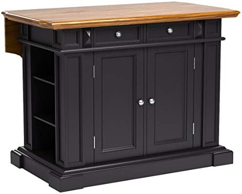 homestyles Americana Black Kitchen Island