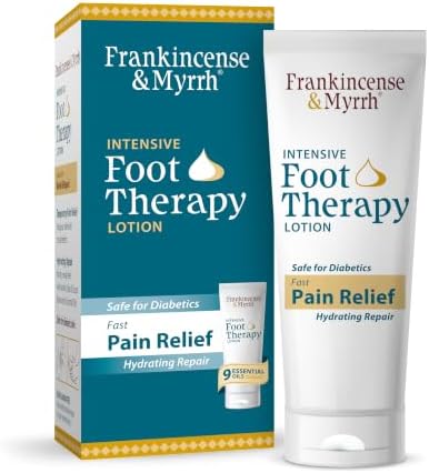 Frankincense & Myrrh Intensive Foot Therapy Lotion, Diabetic Relief, 3 oz