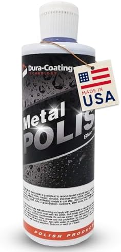 DURA-COATING TECHNOLOGY, Blue Premium Metal Polish - Perfect Brightener and Scratch Remover for Aluminum Wheels, Diamond Plate, Stainless Steel