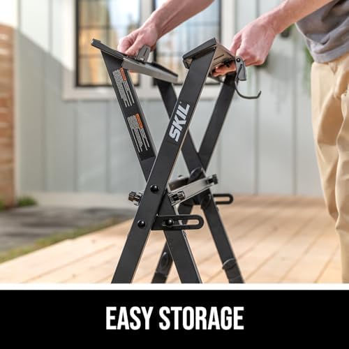 SKIL 15 Amp 10 Inch Portable Jobsite Table Saw with Folding Stand- TS6307-00