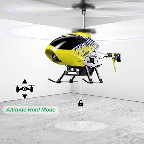 U12S Mini RC Helicopter with Camera Remote Control Helicopter Yellow