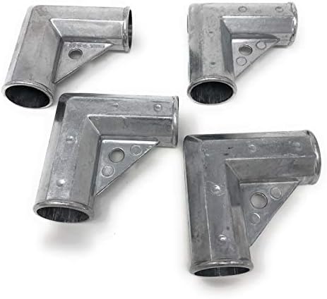 (4 Count) Aluminum Gate Corner 1-3/8" X 1-3/8"