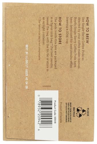 Boyd's Coffee Red Wagon Single Serve, 12 Count | BPI certified, Rainforest Alliance beans, smoky flavor, smooth finish, roasted in Portland, Oregon