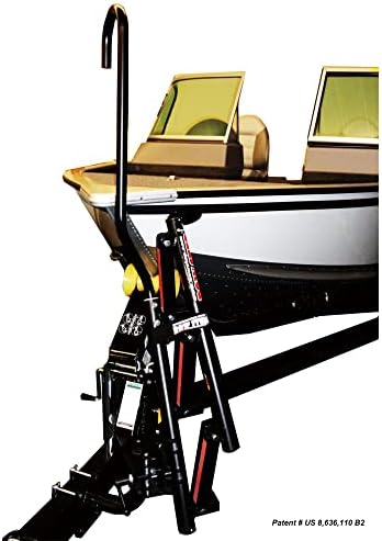 Quality Mark 28801 Bow Step - 3-Step, Starboard , Black