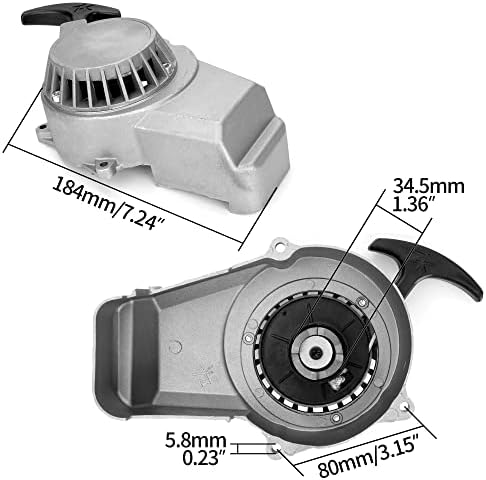 Metal Pull Starter Start With Core for 2 Stroke 47cc 49cc Pocket Mini Bike