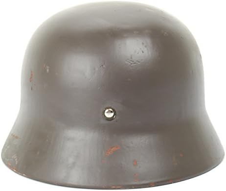 Original German WWII M40 Stahlhelm Steel Helmet- Shell Size 66, Maker Marked