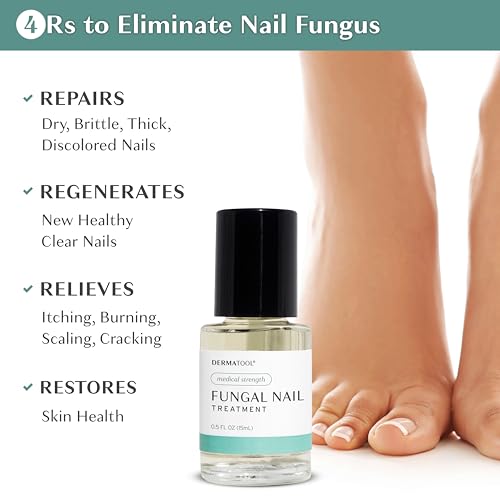 Toenail Fungus Treatment Extra Strength Antifungal Solution and Nail Fungus Treatment for Toenail - Repairs Fungal Damaged, Yellow, Thick