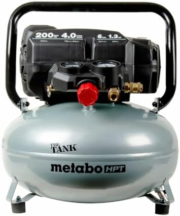 Metabo HPT Portable Pancake Air Compressor, 6 Gallon 200 PSI, EC914S