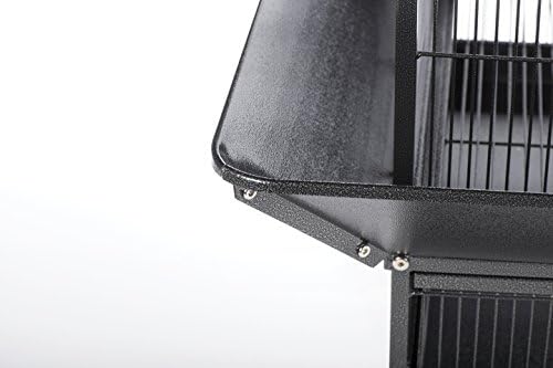 Prevue Pet Products 3352COCO Park Plaza Bird Cage, Coco Brown | Large Brown Steel Bird Cage with Rolling Stand and Perches, Ideal for Cockatiels and Medium Birds