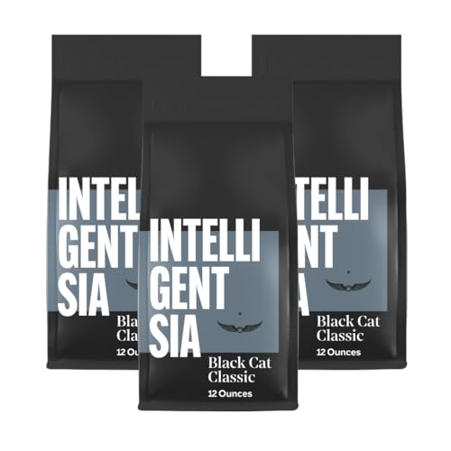 Intelligentsia Coffee, Light Roast Whole Bean Coffee, 100% Arabica Coffee - Black Cat Classic Espresso 12 Ounce Bag