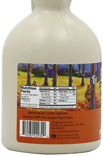 Coombs Family Farms, Syrup Maple Grade A Dark Organic, 32 Fl Oz