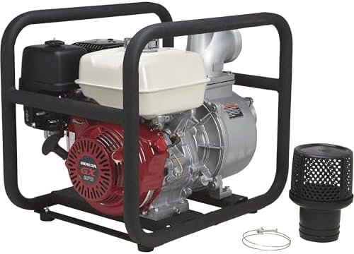 NorthStar Semi-Trash Pump, 23,040 GPH, 4in. Ports, 3/4in. Solids | High-capacity debris handling, Demanding dewatering, Water transfer, Jobsite-ready frame, Contractor-grade operation