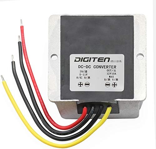 DC 6V 5-11V to 12V 10A Step up Converter Regulator Waterproof Boost Power Module