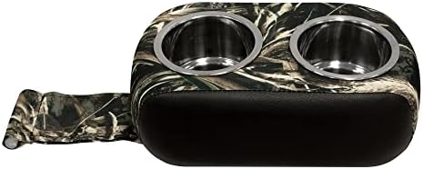 Wise 3059-1882 Pontoon Double Drink Holder with Stainless Steel Cup Holders, Marble / Brite White