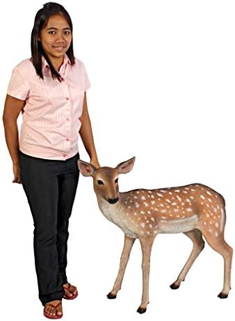 Design Toscano Spotted Deer, Forest Fawn Sculpture