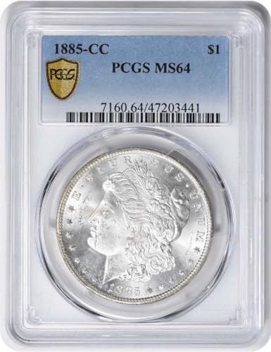 1885 CC Morgan Dollar PCGS MS64