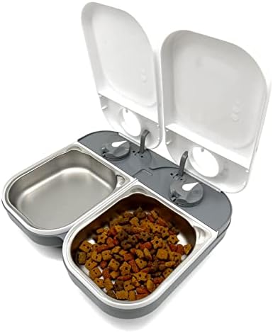 Cat Mate C200 Automatic 2 Meal Pet Feeder with Timer for Cats & Small Dogs