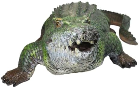 Ebros Gift 21" Long Realistic Alligator Crocodile Gallery Quality Statue As Home and Garden Decor Prank Surprise Guest Greeter of Alligators