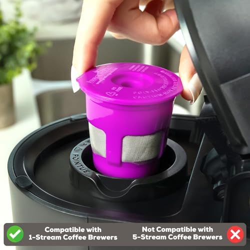 Perfect Pod Café Fill Value Pack 2 Reusable K-Cup Pods and Coffee Scoop Set | 1-Stream Refillable Capsules, BPA-Free Design, Fits Keurig K-Mini