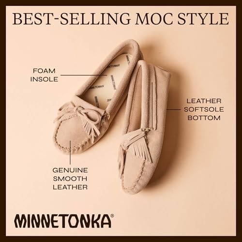 Minnetonka Women's Kilty Suede Softsole Moccasin