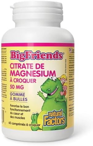 Natural Factors, Magnesium Citrate 150 mg, Muscle and Heart Health Formula, 180 Capsules
