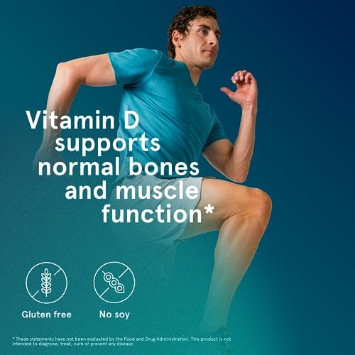 Puori Vitamin D3 Softgels for Adults, 2500 IU (62.5 mcg), 120 Count | Fast Absorbing Supplement Supports Immune System, Bone Health
