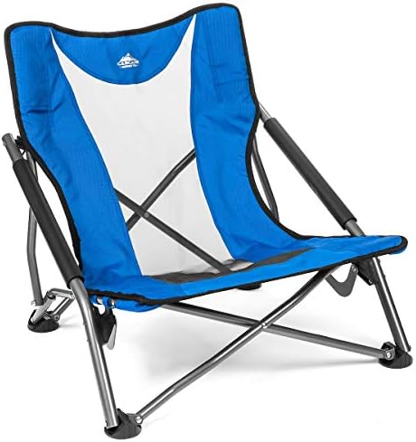 Cascade Mountain Tech Folding Camp Chair for Camping, Beach, Picnic, Barbqeues, Sporting Events with Carry Bag