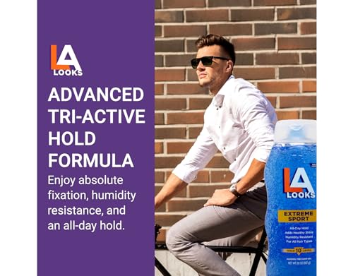 L.A. Looks Sport Activity Proof Power Gel, Mega X-Treme Hold 20 oz (Pack of1)
