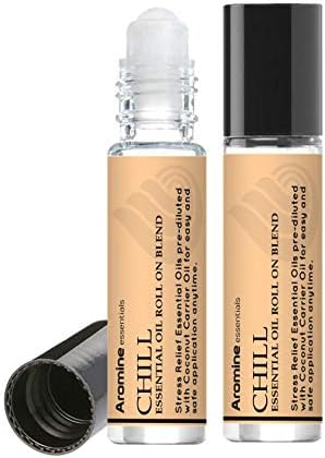 Peppermint Essential Oil Roll On, Pre-Diluted 10ml (Pack of 2). Premium Quality, Therapeutic Grade Topical Ready Aromatherapy Oil
