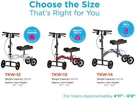 NOVA Turning Knee Walker Sliver