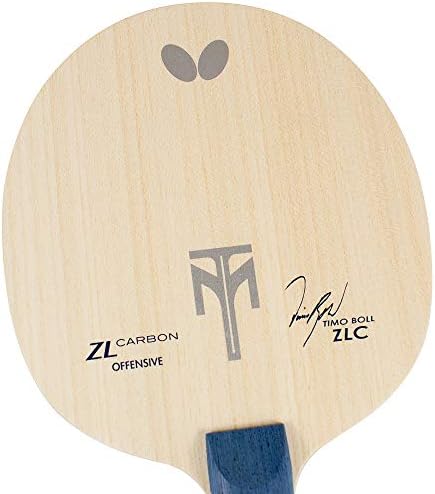 Butterfly Timo Boll ZLC Blade Table Tennis Blade - Professional ZL Carbon Fiber Blade - Available in an, FL, and ST Handle Styles - Made in Japan