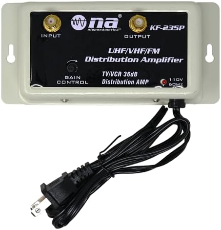 36 DB Cable Antenna Color TV Booster Signal Amplifier VHF UHF FM HDTV
