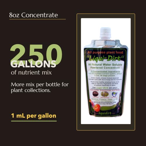 Soil Booster Plant Food Makes Up to 250 Gallons of Nutrient Mix