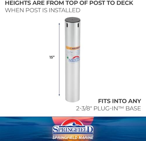 Springfield 1300715 15IN Post Plug-in Removable Pedestal and Pedestal Set