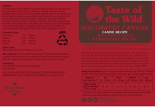 Taste of the Wild Pacific Stream Wet Food Salmon in Gravy 13.2oz Case of 12 | Puppy & Adult Dogs | Grain Free Recipe* | Complete & Balanced to Satisfy Finicky Dogs | Sweet Potatoes for All Day Energy