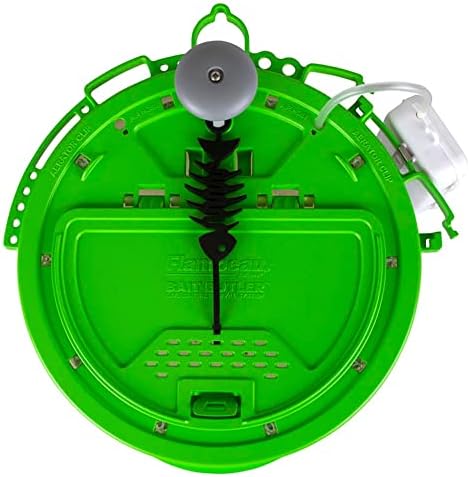 Flambeau Outdoors Bait Butler Live Bait Retrieval Lid with Net and Aerator | Pull-rod net lid brings live bait to the surface. Fits standard