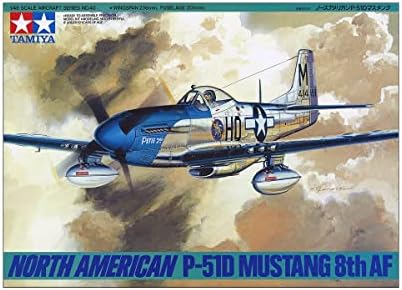 Tamiya Models North American P-51D Mustang Model Kit, 12 Years & Up