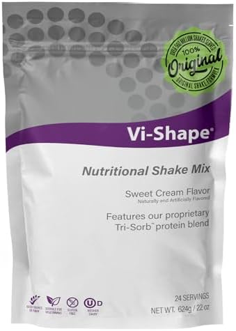 Vi-Shape - Original Nutritional Shake Mix Sweet Cream Flavor - Pack of 1 | ViSalus, Plant-Based Protein, Meal Replacement, Sweet Cream Flavor, Fiber