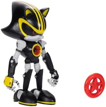 Sonic the Hedgehog 4-inch Metal Sonic 3.0 Action Figure with Red Star Accessory. Ages 3+ (Officially licensed by Sega)