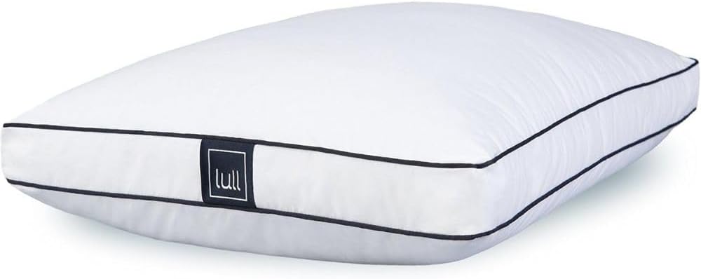 Lull Original 3-Layer Premium Hypoallergenic Pillow — Down Alternative for Neck & Spine Support — Bed Pillows for Sleeping — Cooling, Breathable, Machine Washable with 100-Night Trial — Standard Size