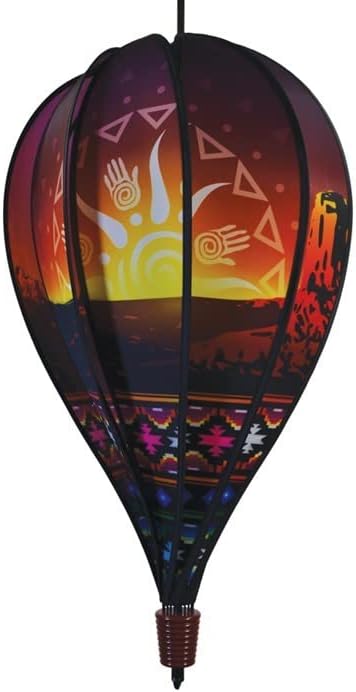 In the Breeze 0990 USA Flag 10-Panel Hot Air Balloon Wind Spinner