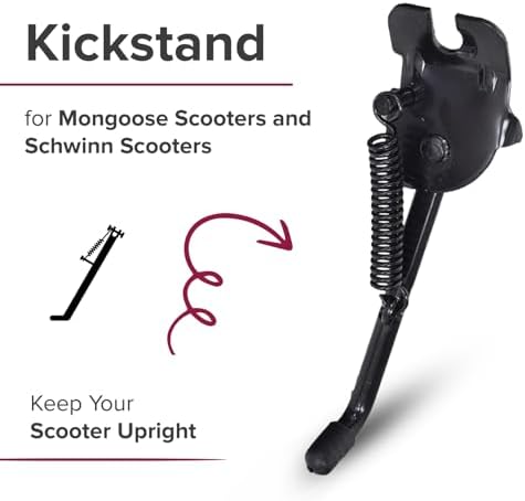 AlveyTech Kickstand for Currie Electric Scooters with 12-1/2" Tires