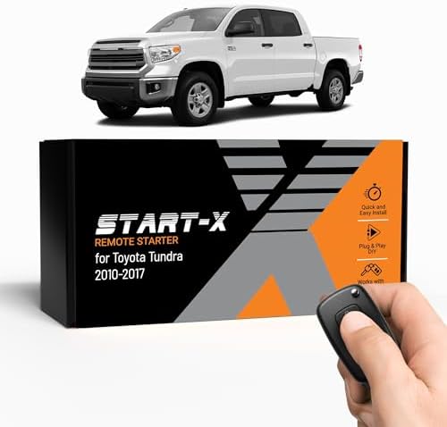 Start-X Remote Starter Kit for Toyota Tundra (2010-2017) Trucks | G-Key Blade Vehicles Only | Plug & Play Install | Zero Wire Splicing | Use Your