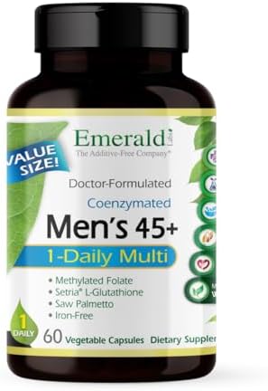 EMERALD LABS Men's 45 Plus 1-Daily Multi, 60 Capsules