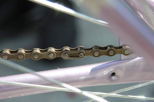 Bike Chain Single-Speed, Bicycle Chain 1 Speed, 1/2 × 1/8 inch,116 Links
