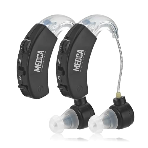 Behind the Ear Sound Amplifier - BTE Hearing Ear Amplification Device and Digital Hearing Aids for Seniors PSAD for the Hard of Hearing