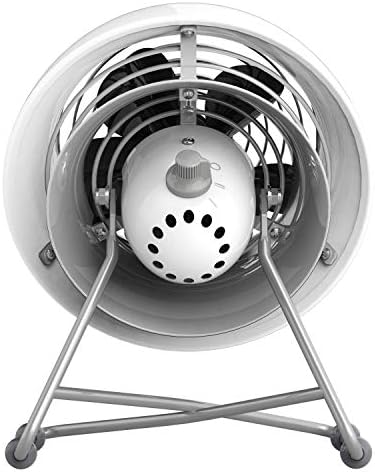 Vornado VFAN™ Mini Modern Personal Desk Fan with 2-Speed Control, Adjustable Tilt, Quiet Metal Air Circulator for Office, Bedroom, Dorm