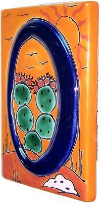 Desert Talavera Ceramic House Number Zero