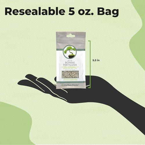 Perfect Plants Bonsai Fertilizer Pellets, 5 oz, Slow Release Tree Food